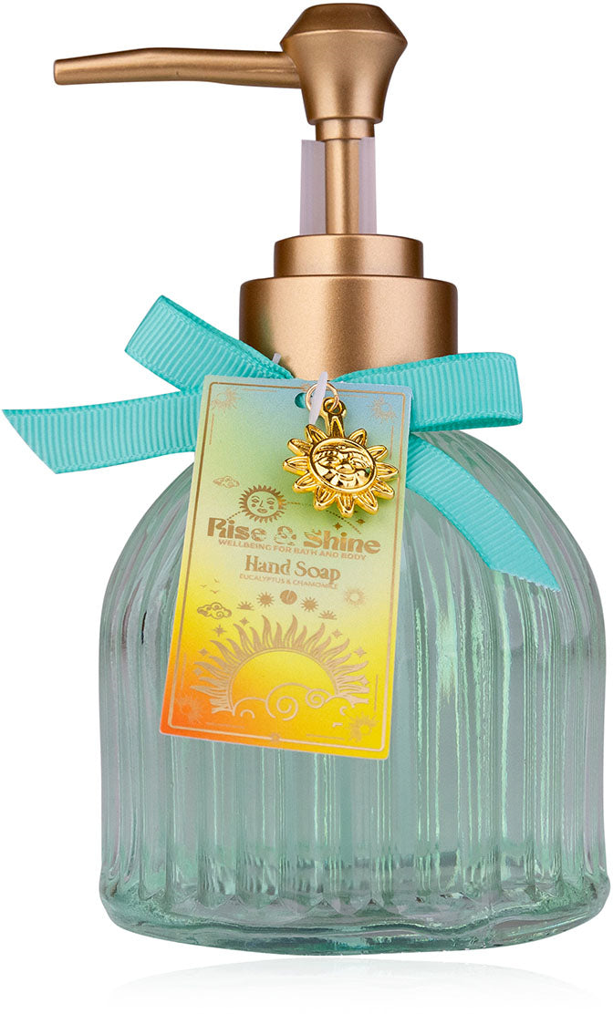 Accentra Flüssige Handseife – Eukalyptus & Kamille – Pumpflasche, Glas – 200 ml