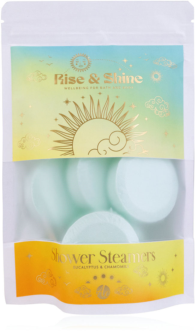 Accentra Duschbomben-Set RISE & SHINE – 8 × 25 g – Eukalyptus & Kamille