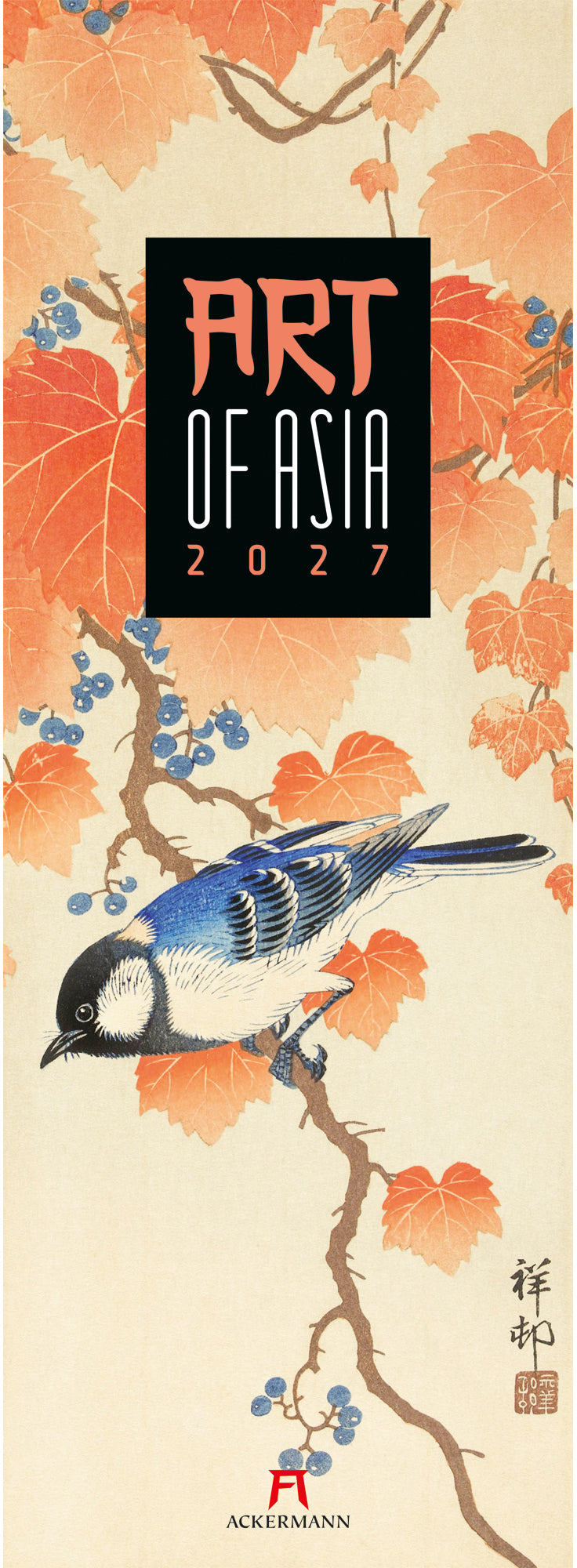 Ackermann Art of Asia – Bildkalender 2027 – 24 × 66 cm – 1 Monat/Seite – Spiralbindung