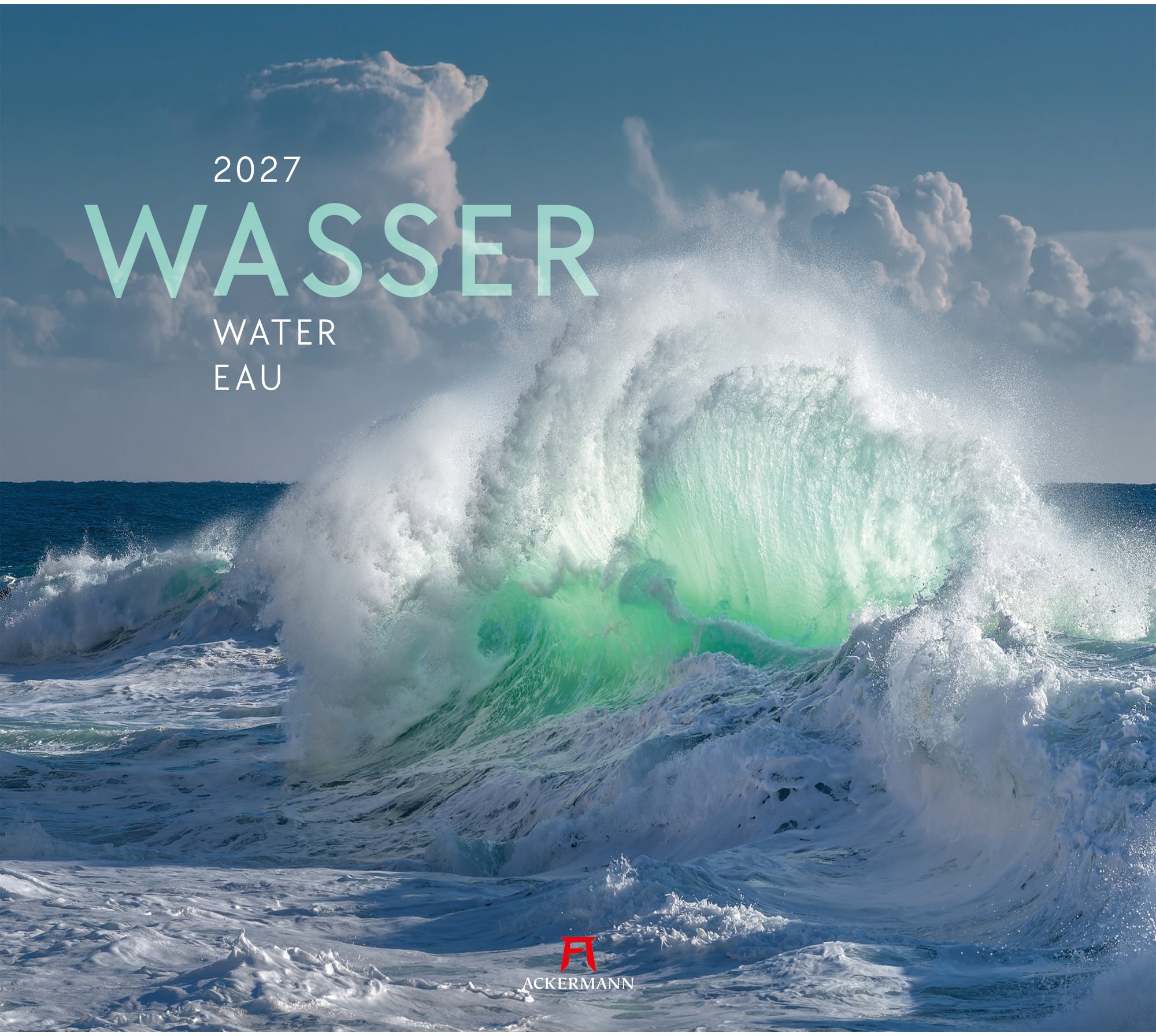 Ackermann Wasser – Bildkalender 2027 – 49 × 54,5 cm