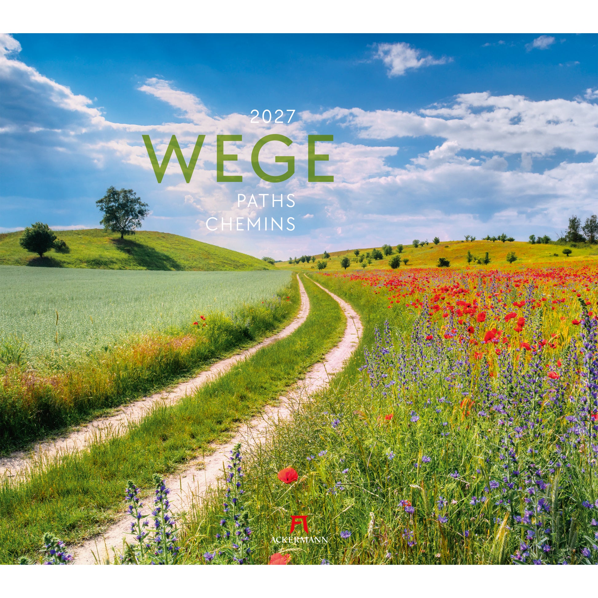 Ackermann Wege – Bildkalender 2027 – 48,5 × 55 cm