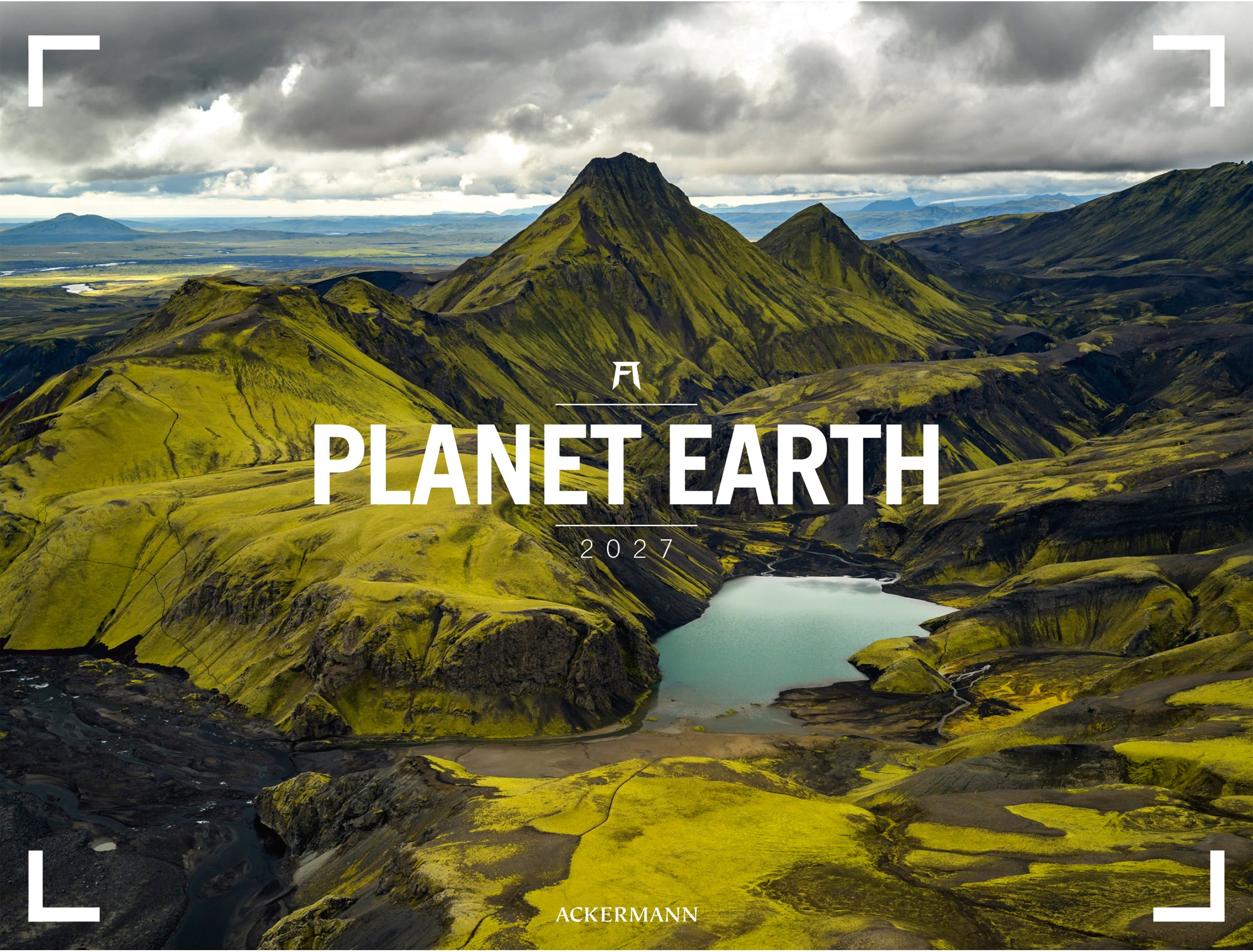 Ackermann Planet Earth – Bildkalender 2027 – 50,5 × 66,5 cm – Kalendarium d/e