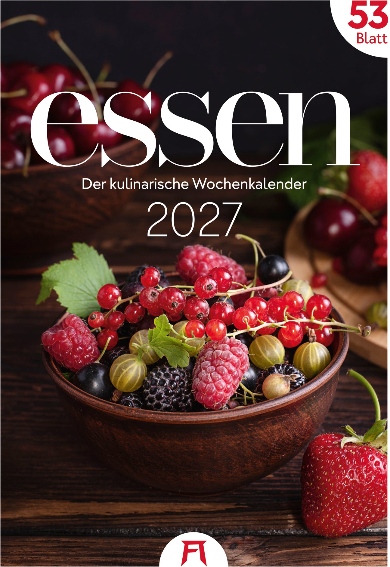 Ackermann Essen – Bildkalender 2027 – 29 × 42 cm – 1 Woche/Seite