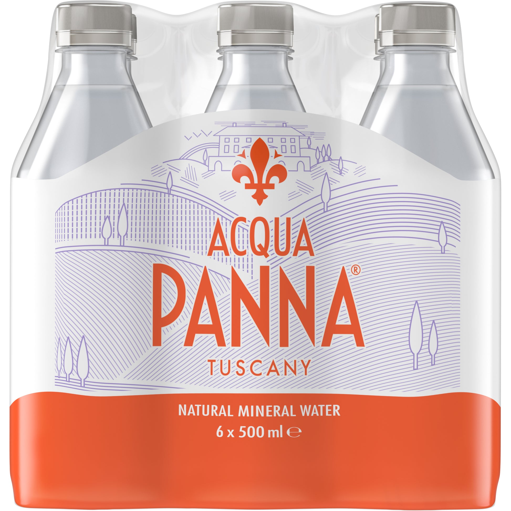 Acqua Panna – Mineralwasser still – 6 × 50 cl