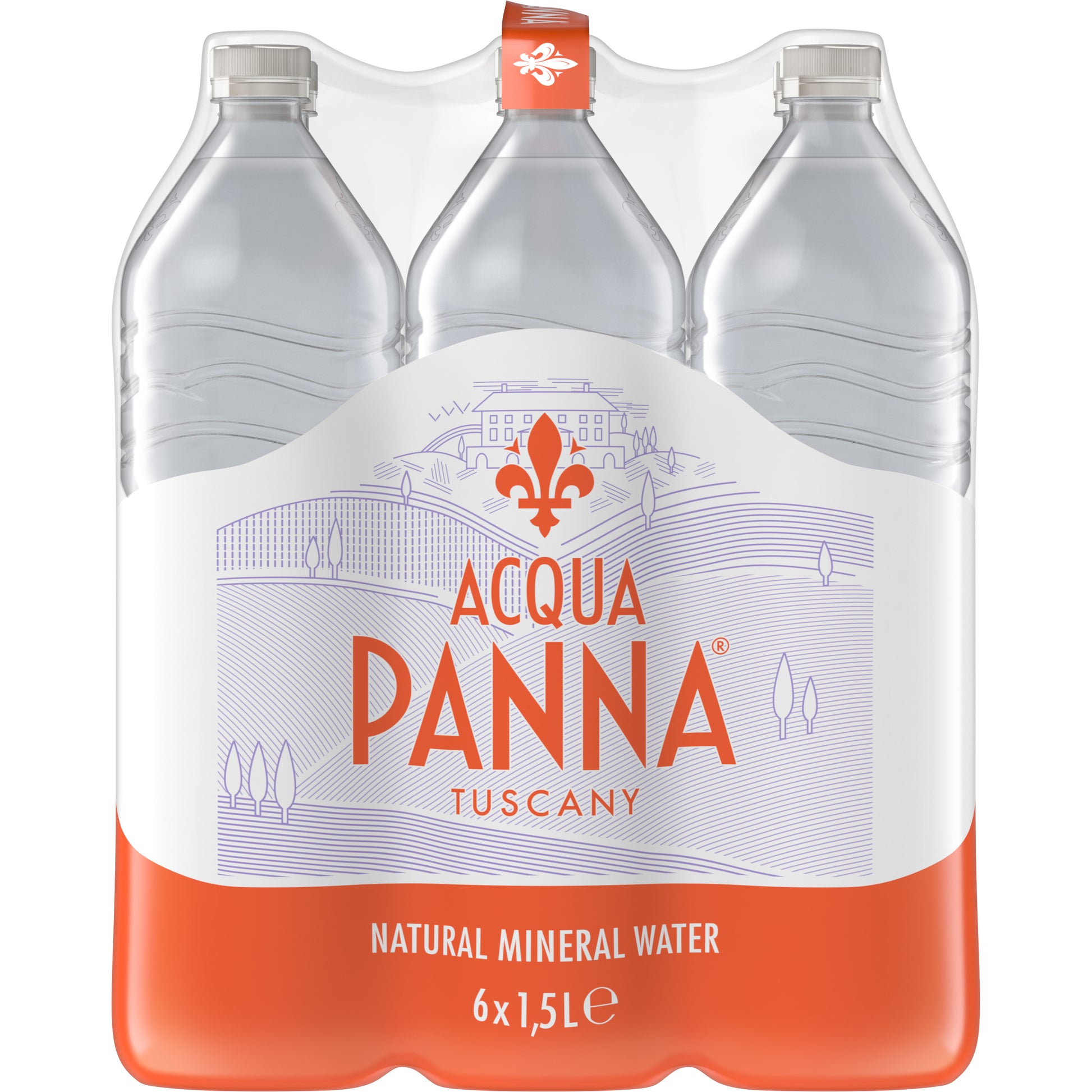 Acqua Panna – Stilles Mineralwasser – 6 × 1,5 l