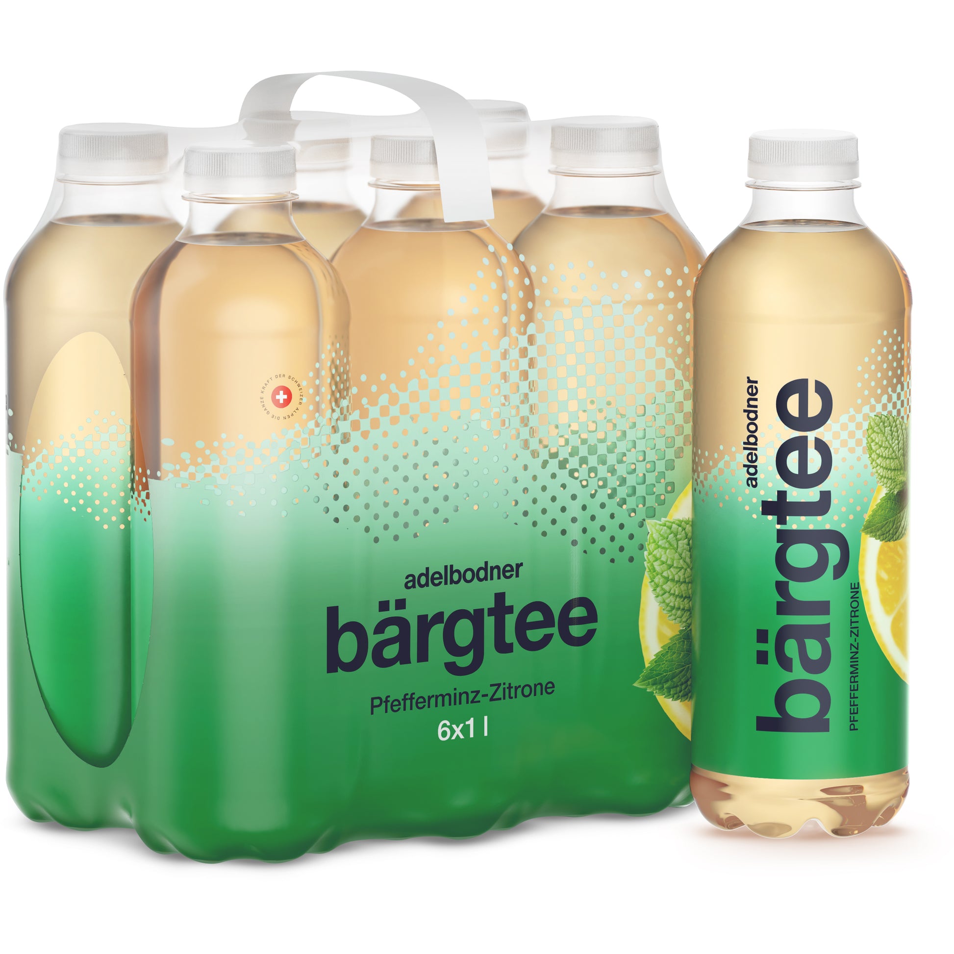 Adelbodner Eistee Minze – 6 × 1'000 ml