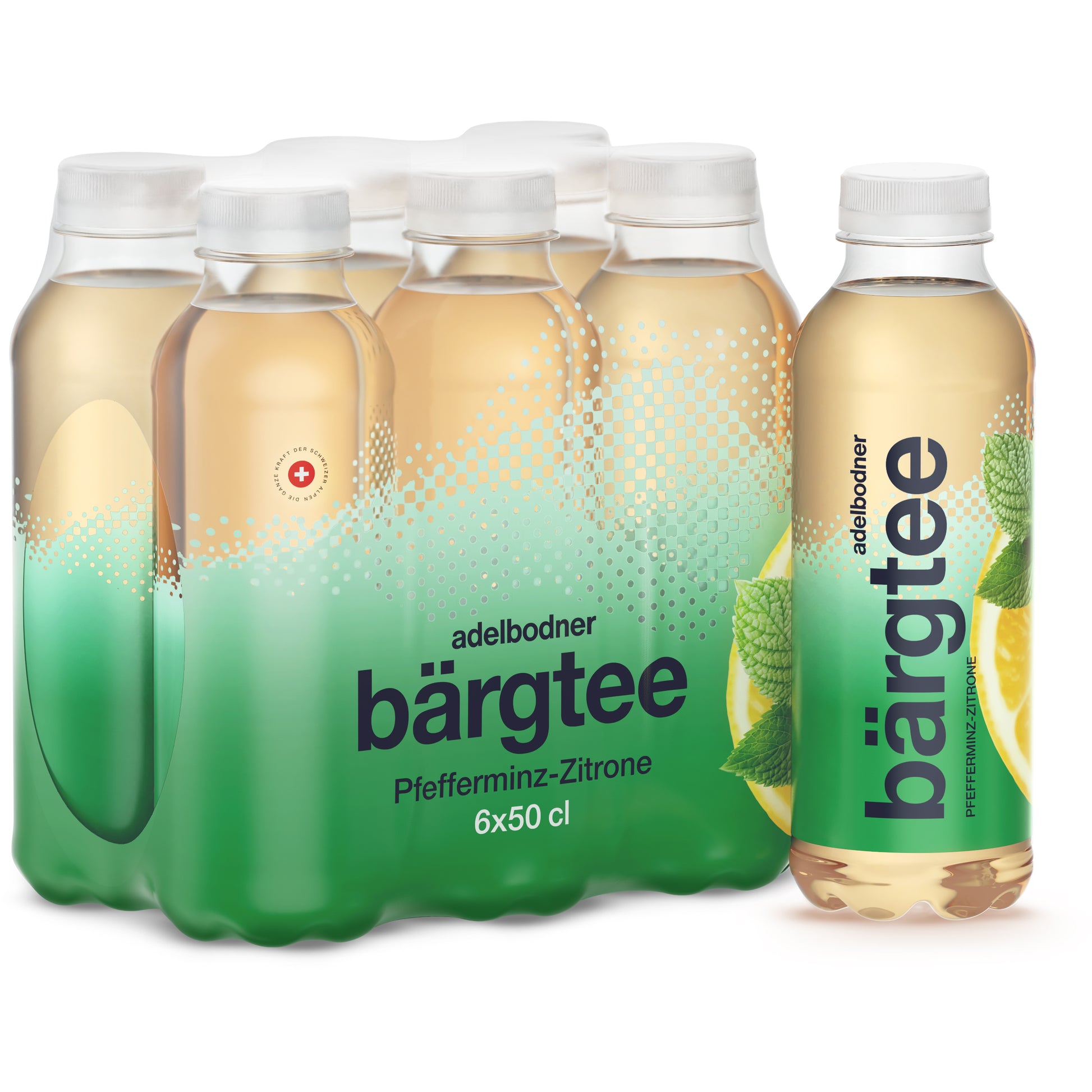 Adelbodner Eistee Minze – 6 × 500 ml