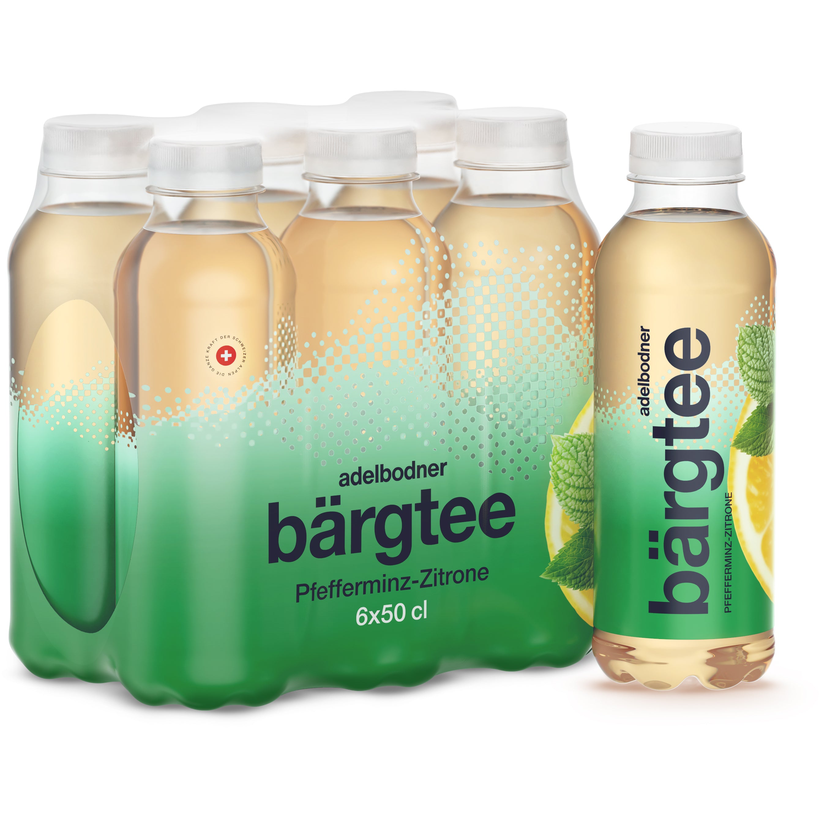 Adelbodner Eistee Minze – 6 × 500 ml
