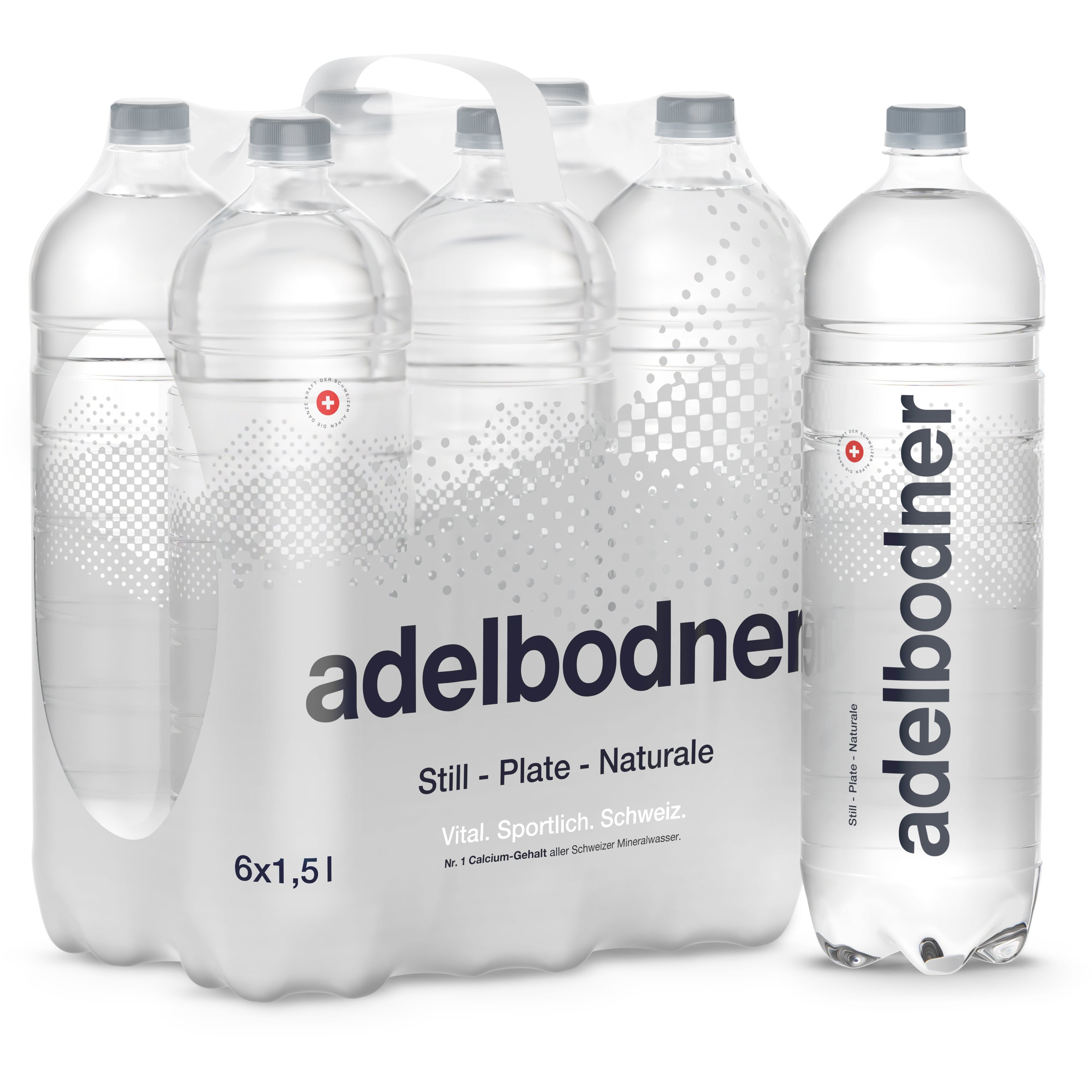 Adelbodner Mineralwasser still – 6 × 1,5 l