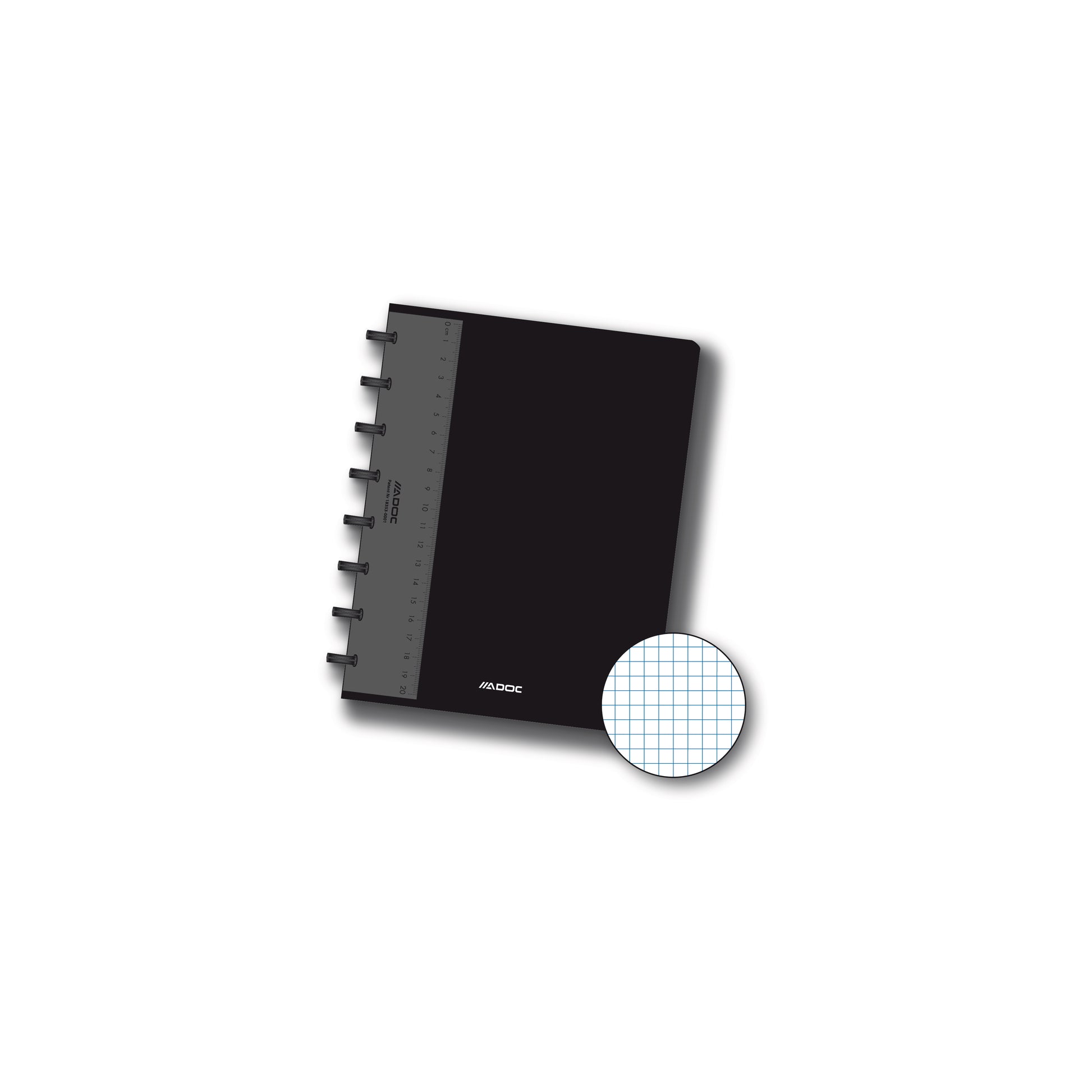 Adoc Notizbuch – 178 × 215 mm – kariert