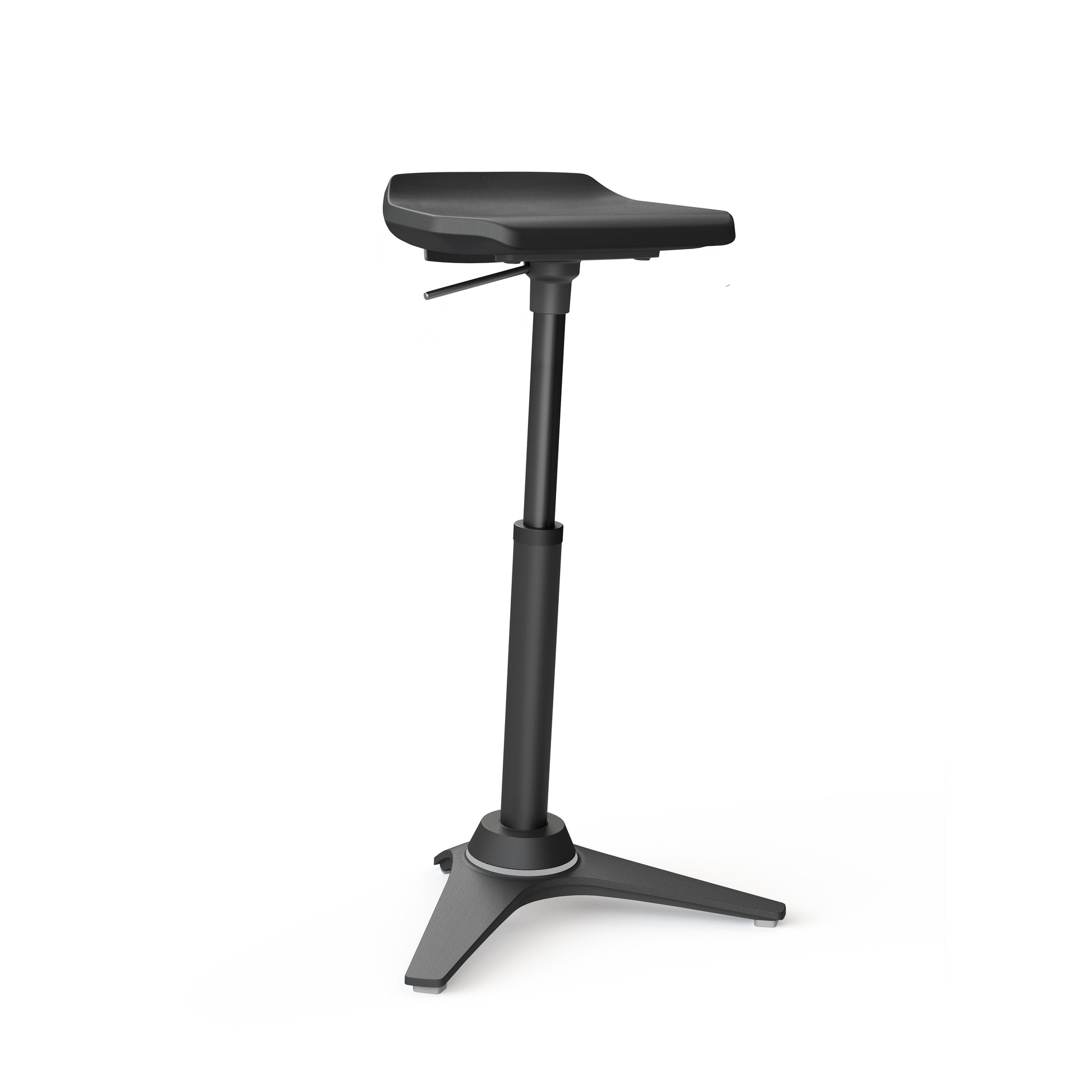 aeris Muvman Industry 321STBKIN Stehhocker – Schaum – Schwarz, 48 cm
