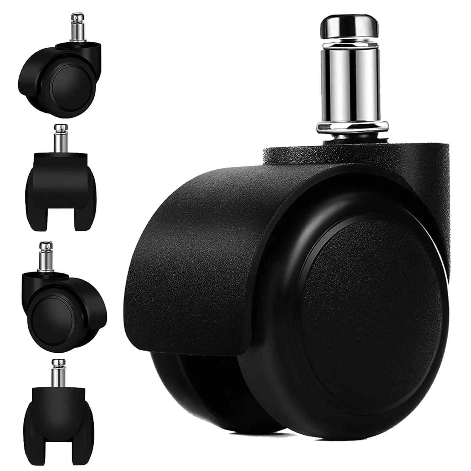 Aeris B-102-74 Stuhlrollen-Set – für weiche Böden – für Swopper, 5er-Set