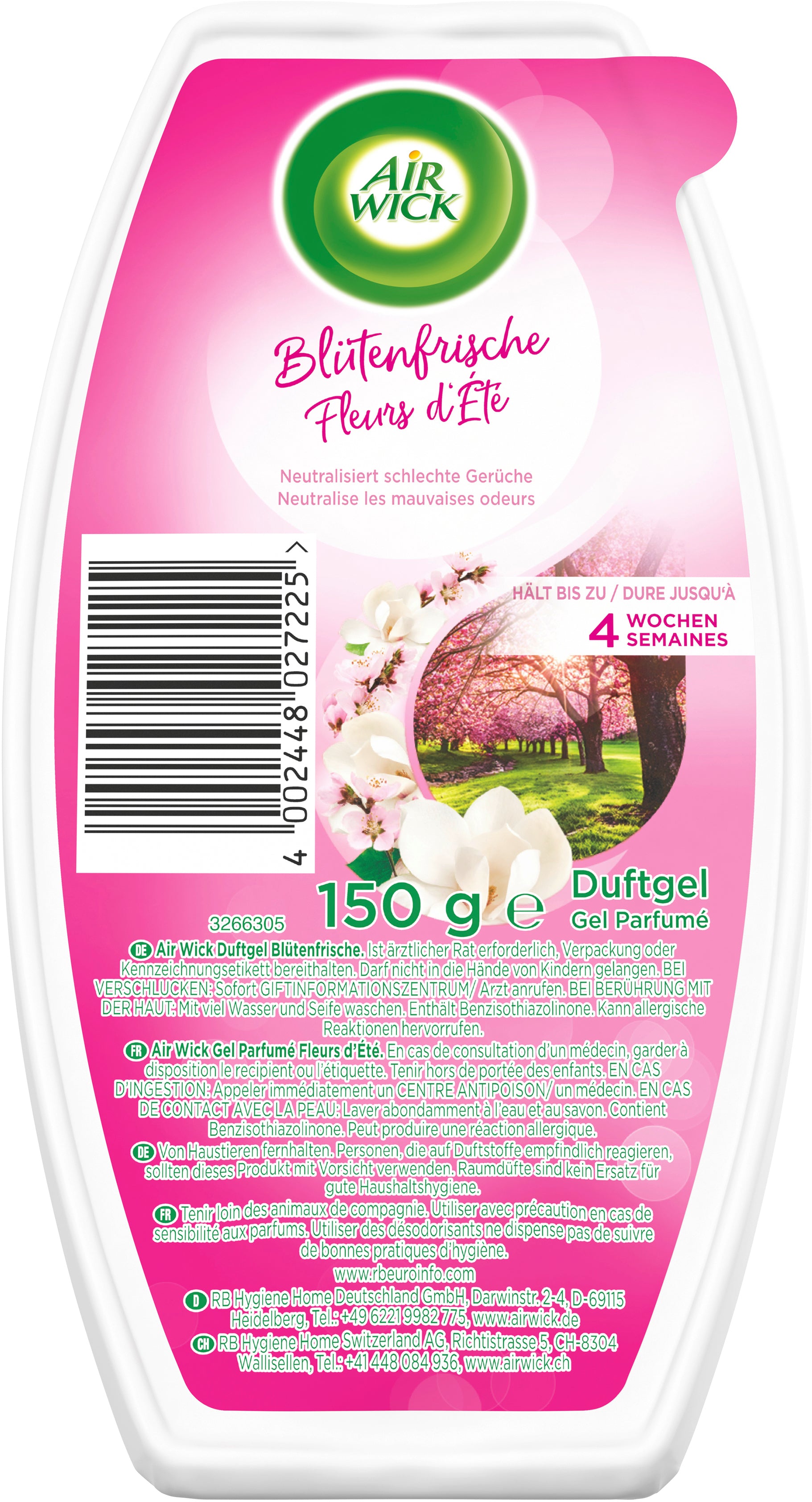 Air Wick Blütenfrische – Duftgel