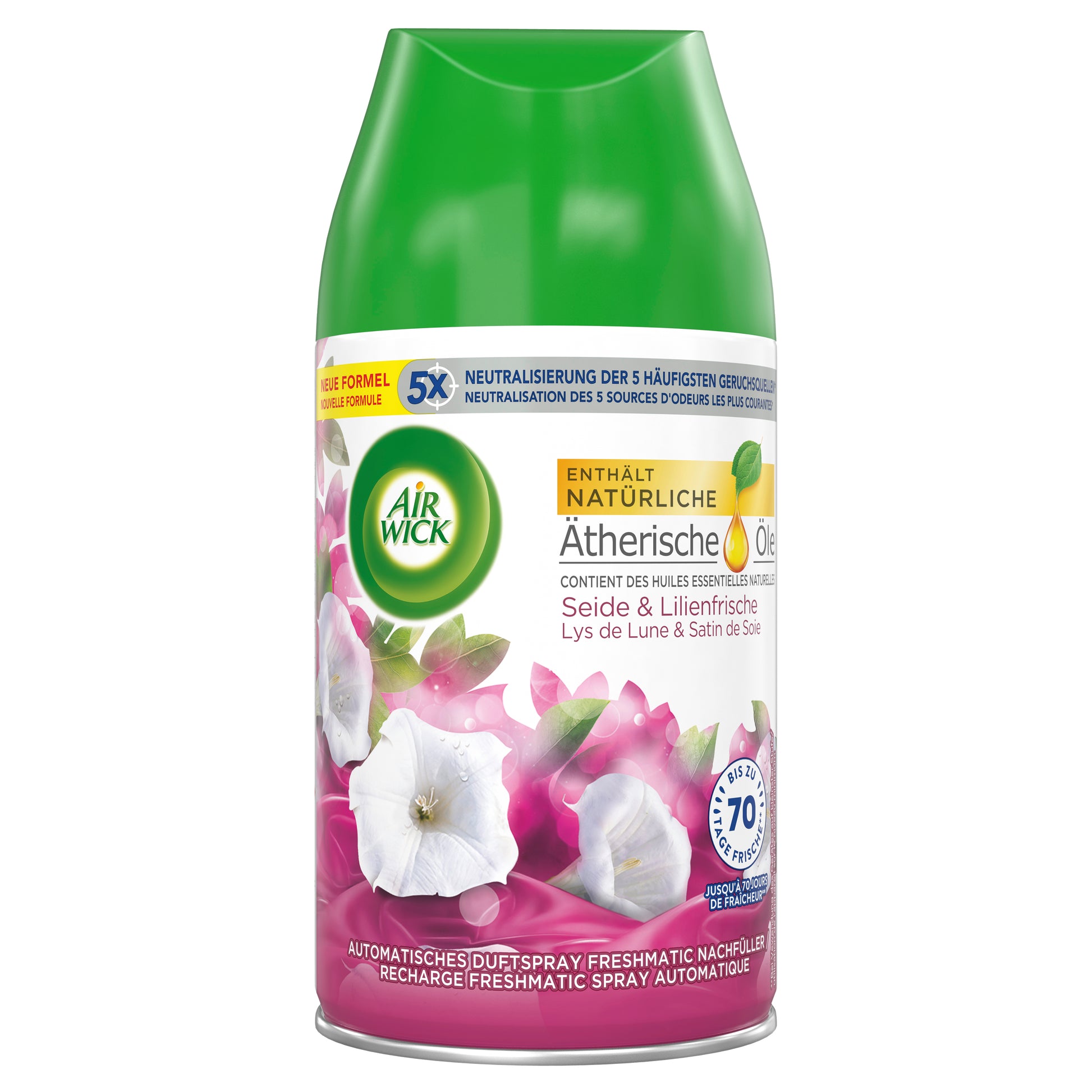 Air Wick Seide & Lilienfrische – Duftkartusche, 250 ml, für Freshmatic