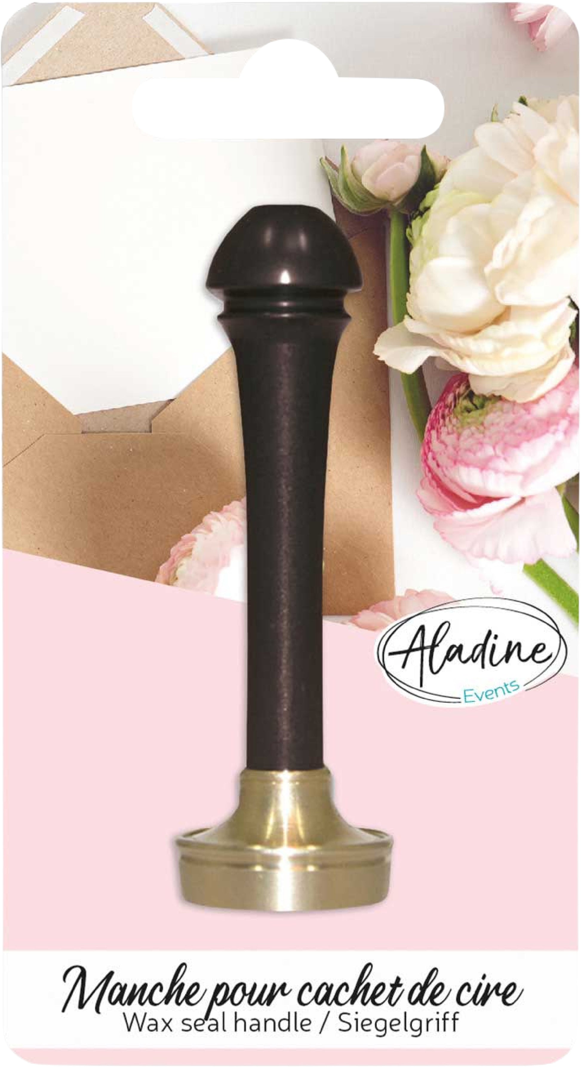 Aladine Stempel – Siegelgriff – Aluminium – 61 × 110 × 20 mm