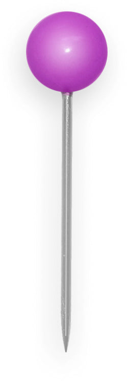 Alco Landkartennadeln – Ø 5 mm, L 16 mm – lila