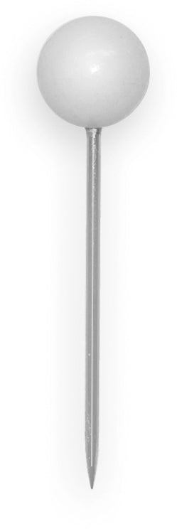 Alco Landkartennadeln – Ø 8 mm, L 16 mm – weiss