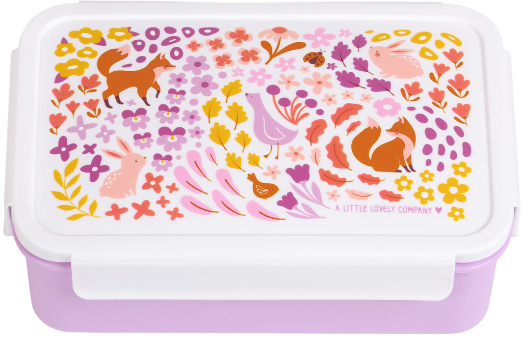 Allc Flower Garden – Lunchbox 1,2 l, 14,5 × 22 × 7 cm, Polypropylen (PP)
