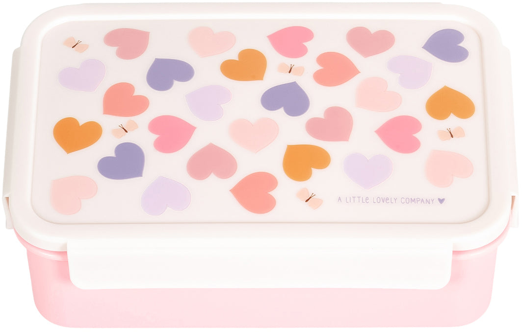 Allc BBHEMU80 Hearts – Lunchbox 1,2 l, 22 × 7 × 14,5 cm, luftdicht