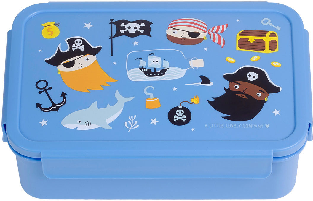 Allc Pirates – Lunchbox 1,2 l, 22 × 15 × 7,5 cm, Polypropylen (PP)