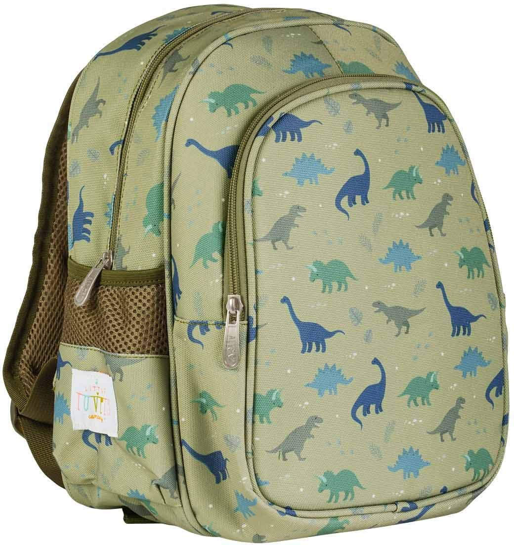 Allc Schulrucksack, Dinosaurier, Grün, 32,2×9×35,6 cm