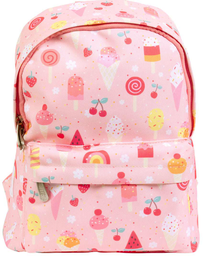 ALLC Kindergartenrucksack Ice-cream BPICPI72 – 7 l, mit gepolsterten, verstellbaren Schultergurten – Ice-cream