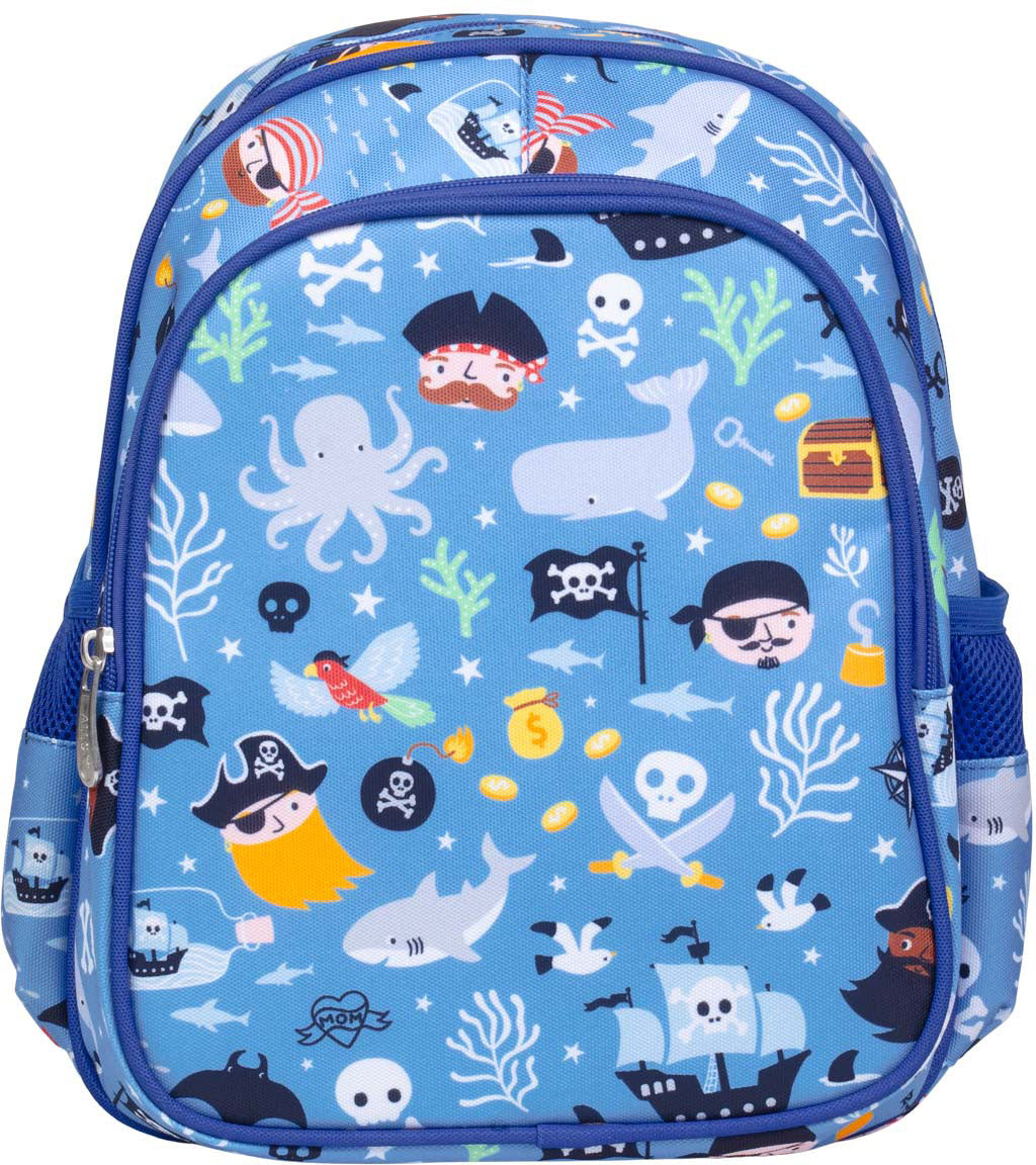 ALLC Schulrucksack Pirates BPPIBU80 – 16 l, isolierte Vordertasche, Polyester – 270 × 320 × 190 mm