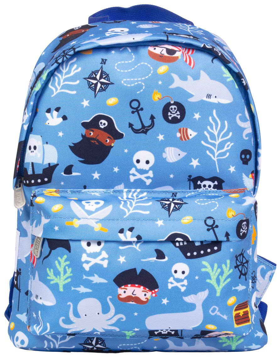 Allc Kindergartenrucksack BPPIBU84 – Polyester – Piraten, 235 × 300 × 100 mm