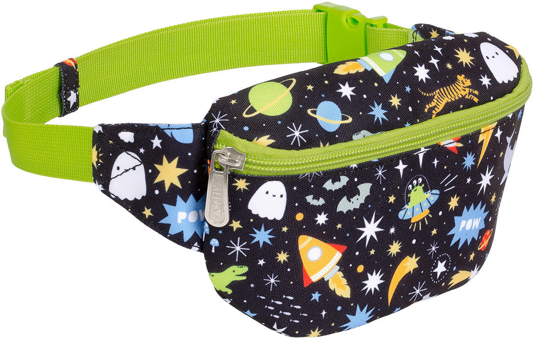 Allc Bauchtasche Kids – 130 × 20 × 195 mm – Schwarz, Polyester (PES) – Galaxy