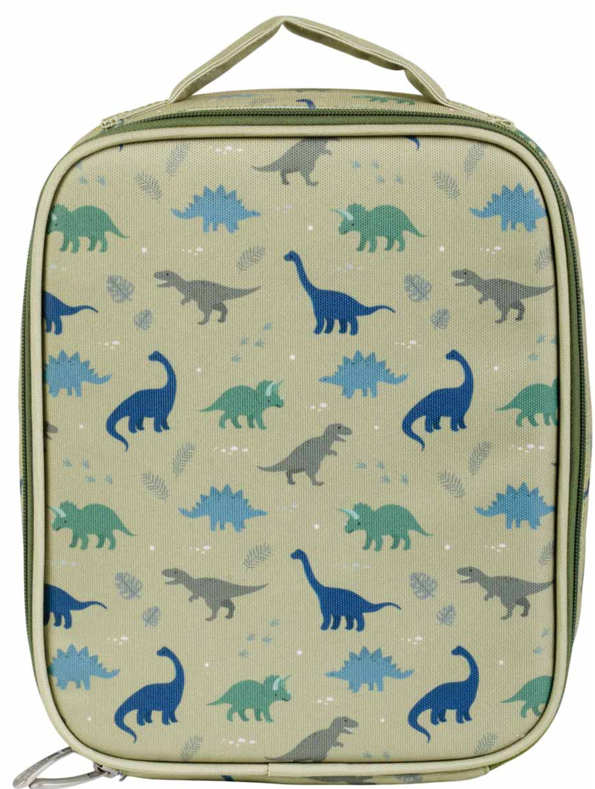 Allc Kühltasche – isoliert, mit Henkel – 250×70×290 mm – PVC/Polyester, Innen PEVA – Dinosaurier
