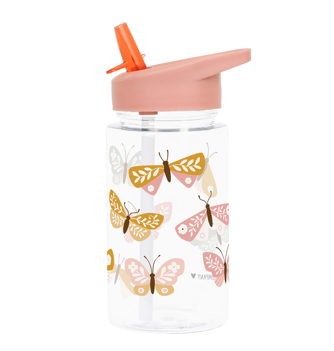 ALLC DBBUPI43 Kindertrinkflasche 450 ml – mit Strohhalm, BPA-frei, Tritan