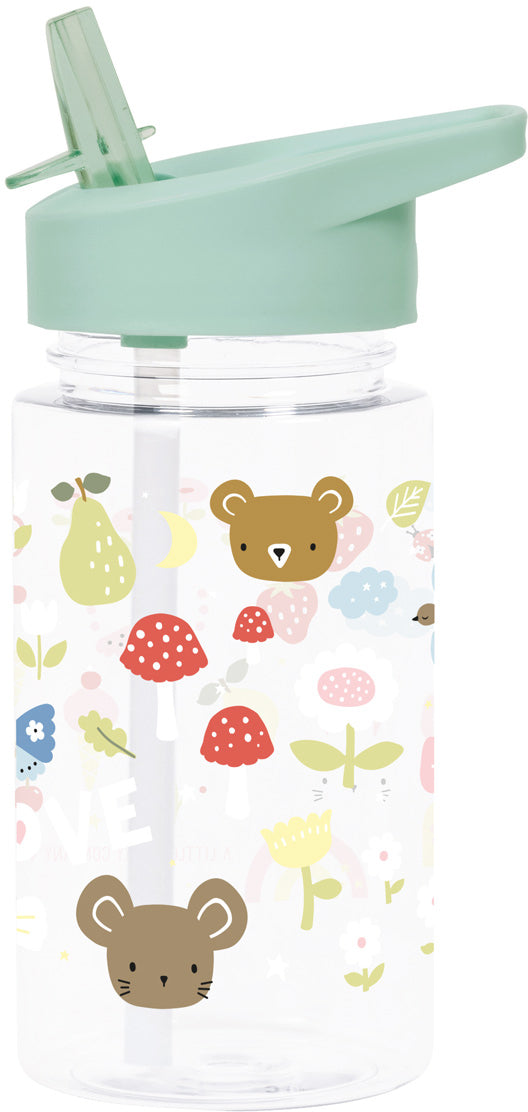 ALLC Joy Kindertrinkflasche 450 ml – mit Strohhalm, Tritan