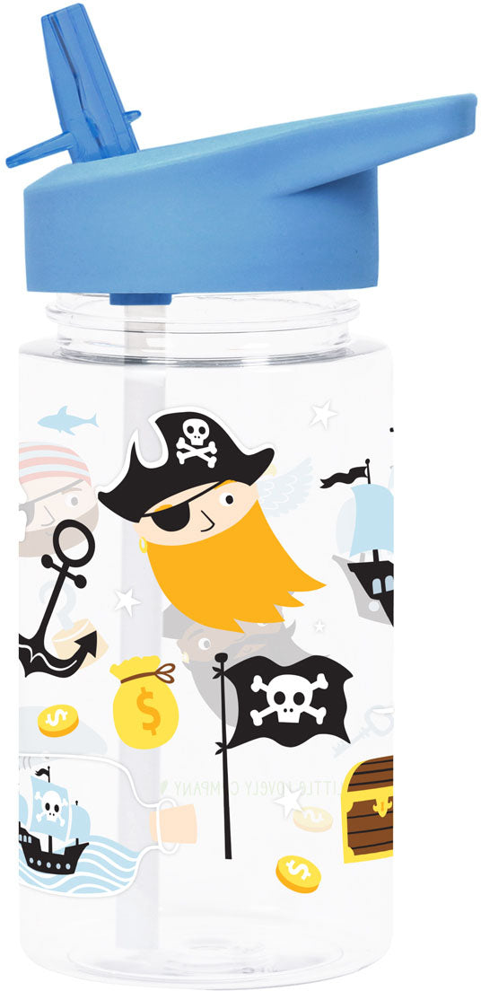Allc Kindertrinkflasche 350 ml – mit Strohhalm, BPA-frei, Tritan