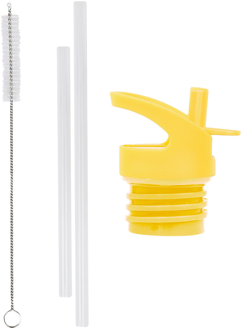 Allc A Little Lovely DBSSRE95 Set für Trinkflasche 350 ml – mit Strohhalm, Edelstahl