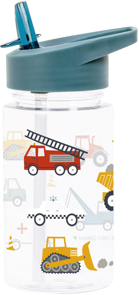 ALLC Isolierflasche 450 ml – doppelwandig, Edelstahl, mit Strohhalm