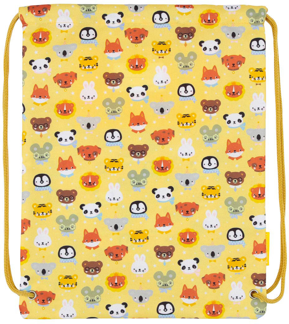 Allc Sportbeutel Animal Friends – 0,4 l, Polyester, Gelb