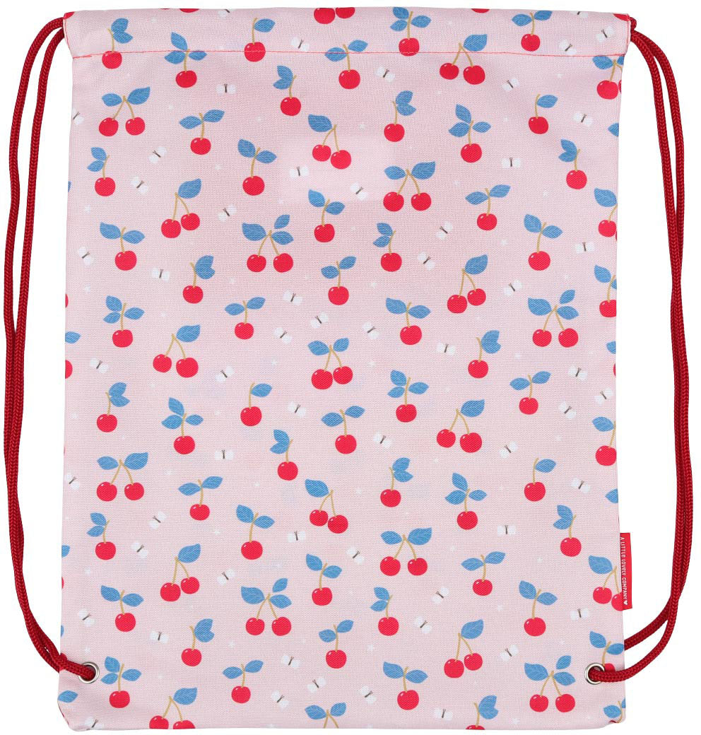 Allc Sportbeutel Kirschen – 0,4 l, Polyester, 33 × 42 cm