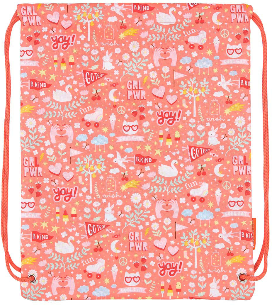 Allc Sportbeutel Fun – 0,4 l, Polyester, Korallenrosa