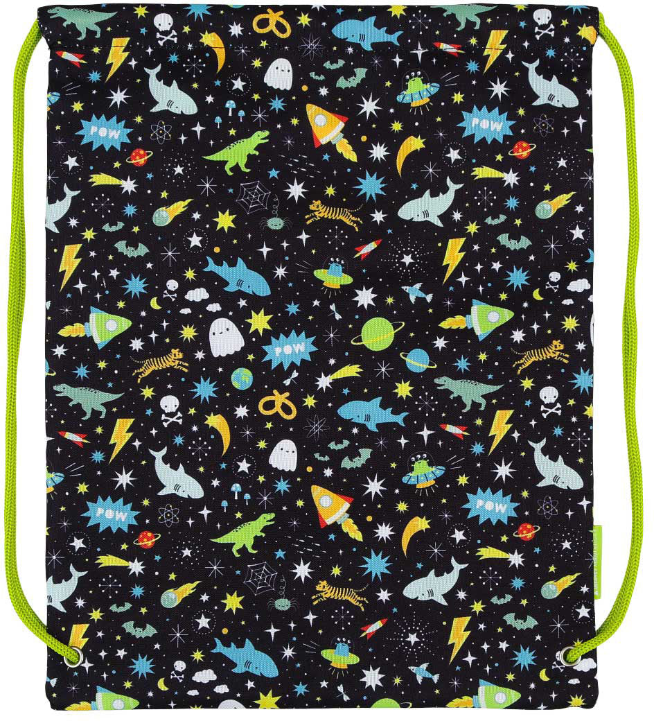Allc Sportbeutel Galaxy – 0,4 l, Polyester, 33 × 42 cm
