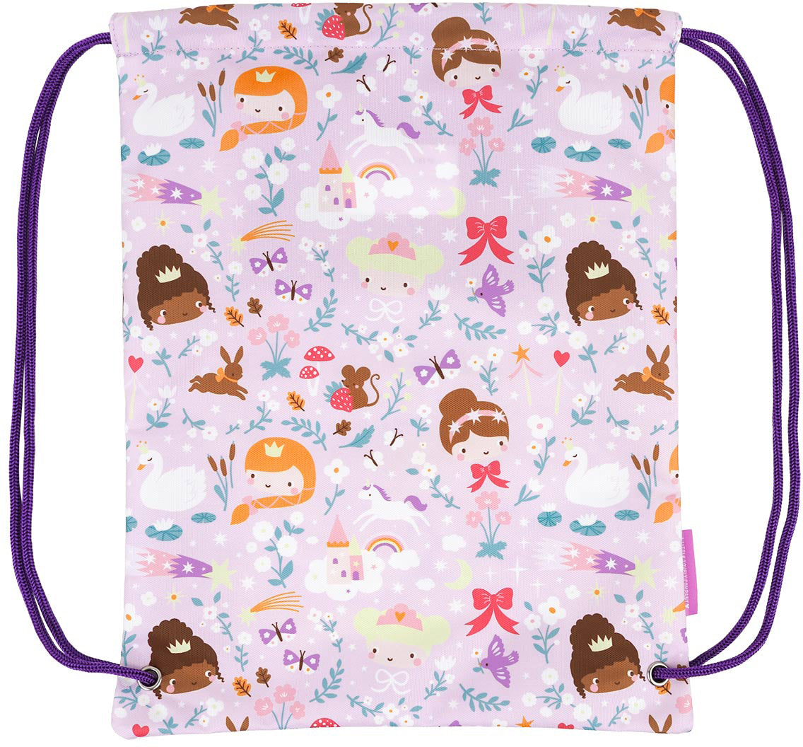 Allc Sportbeutel Princesses – 0,4 l, Polyester, 32 × 42 cm