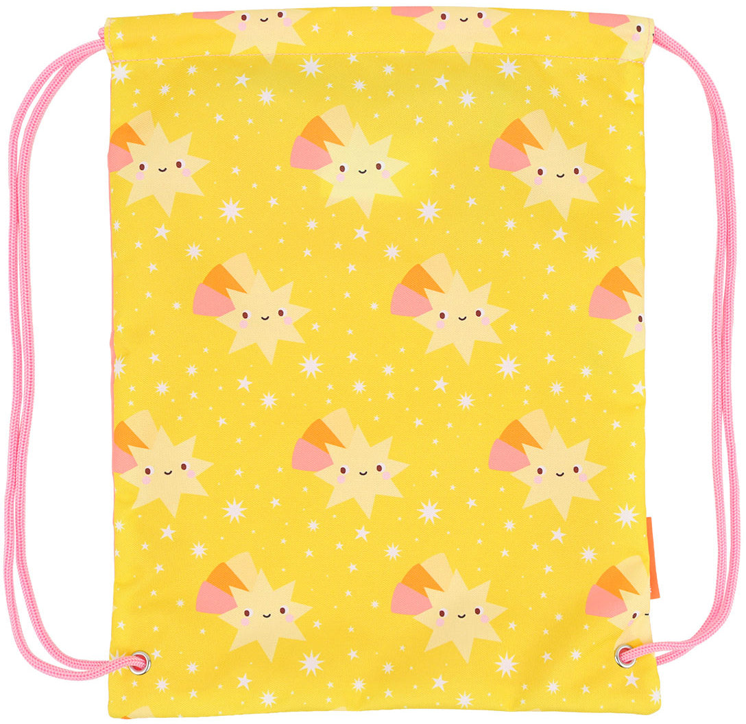 Allc Sportbeutel Shooting Star – 0,4 l, Polyester, 32 × 42 cm