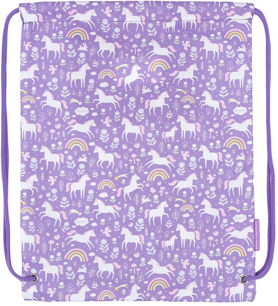 Allc Sportbeutel Unicorn Dreams – 0,4 l, Polyester, Lila