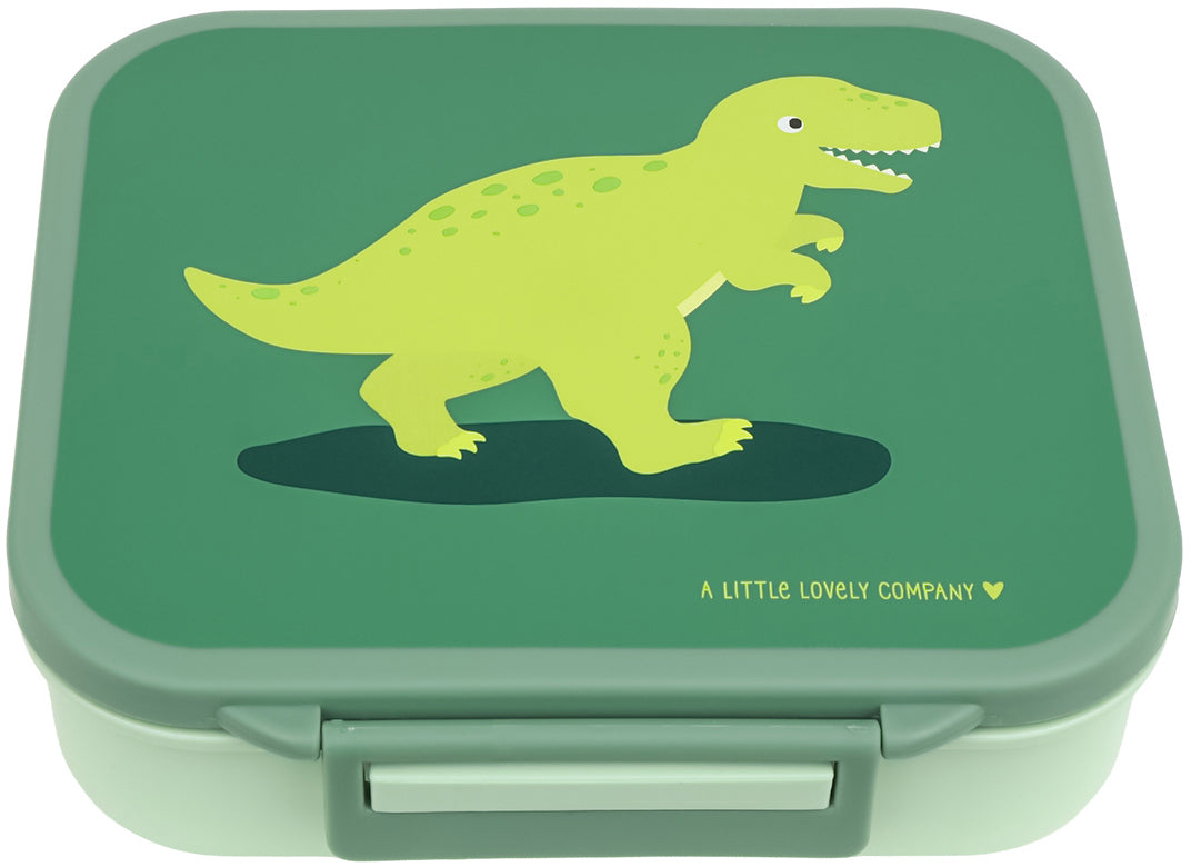 Allc Lunchbox 900 ml, 17 × 5 × 18 cm, Dinosaurier-Print