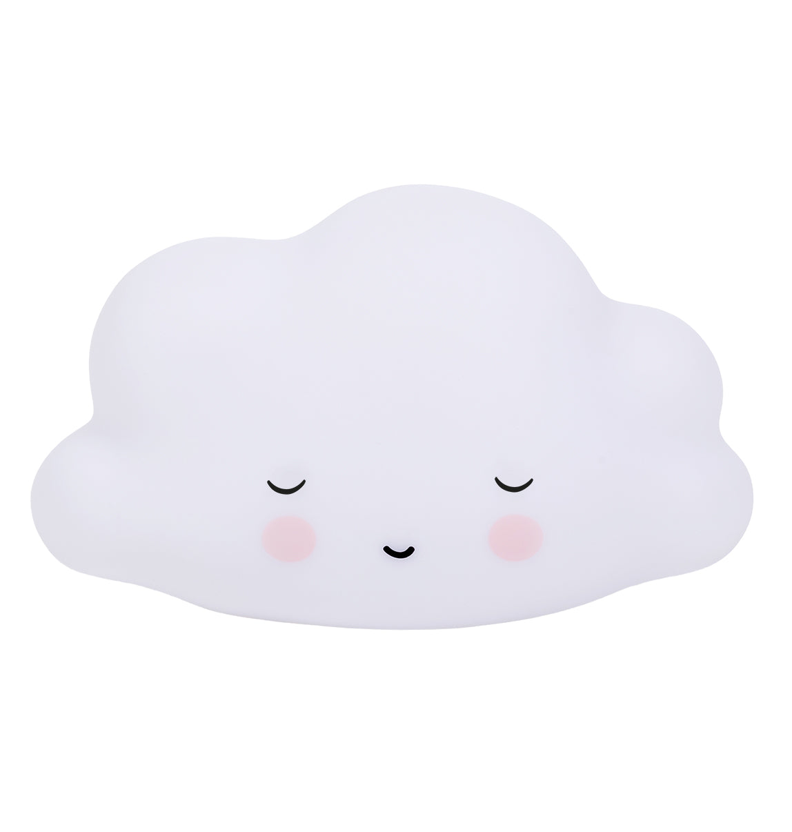 Allc Nachtlicht Mini LLSCWHI70 Schlafende Wolke – Batteriebetrieben, 3× LR44, 15 Min Timer – Weiss