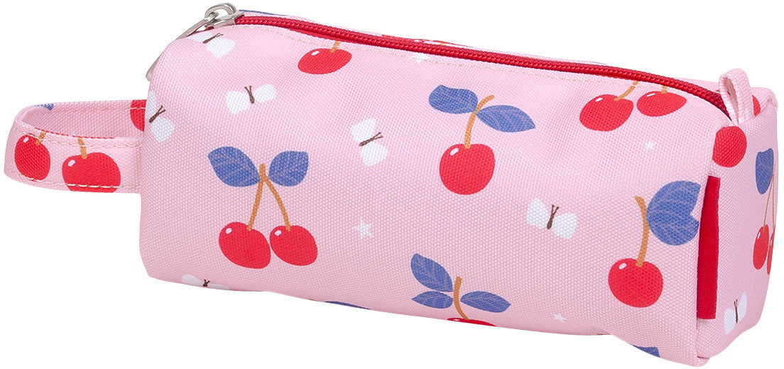 Allc Cherries PECHPI26 – Schlamperetui, Polyester, 13 × 2 × 17 cm