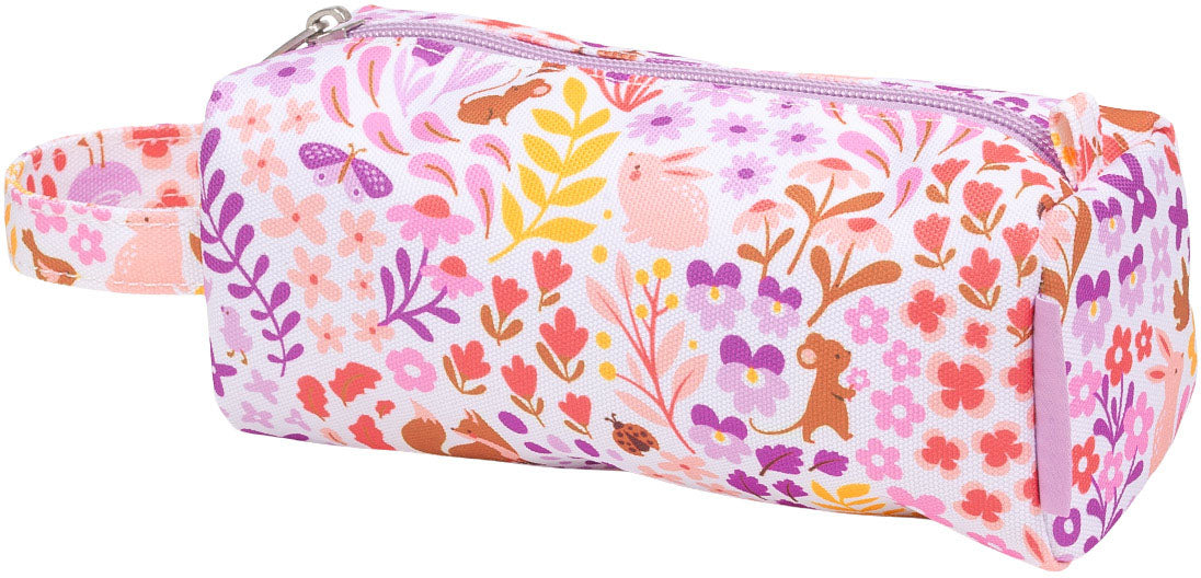 Allc PEFGMU27 – Schlamperetui, Flower Garden, Polyester, 14,5 × 2 × 19 cm