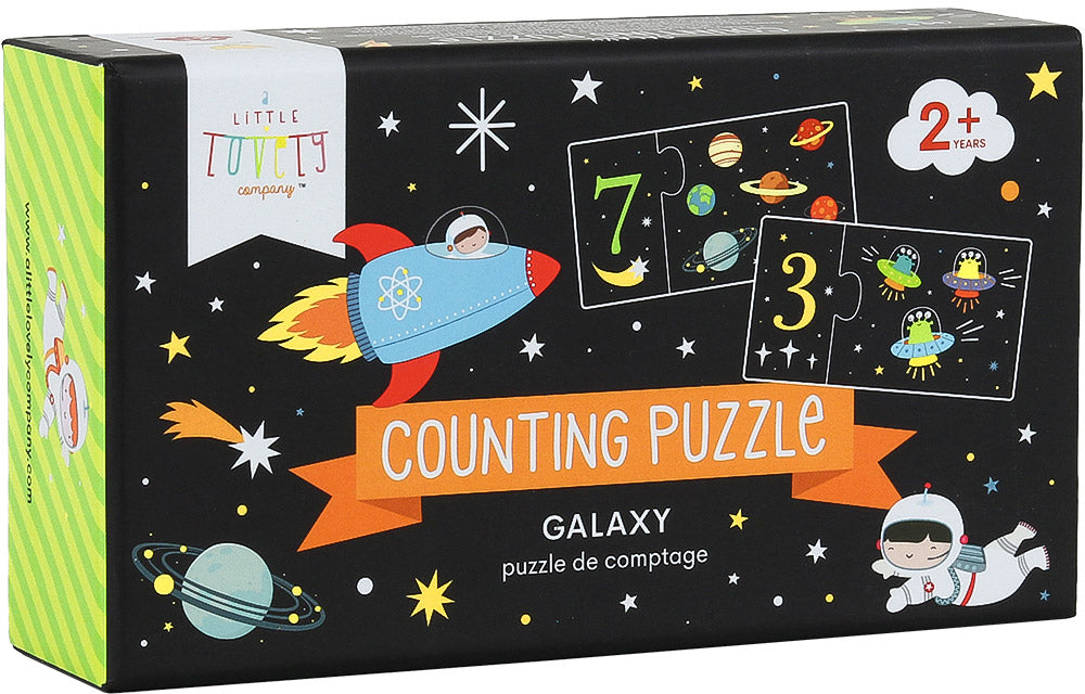 Allc Lernspiel – Zahlenpuzzle Galaxy, 20 Teile