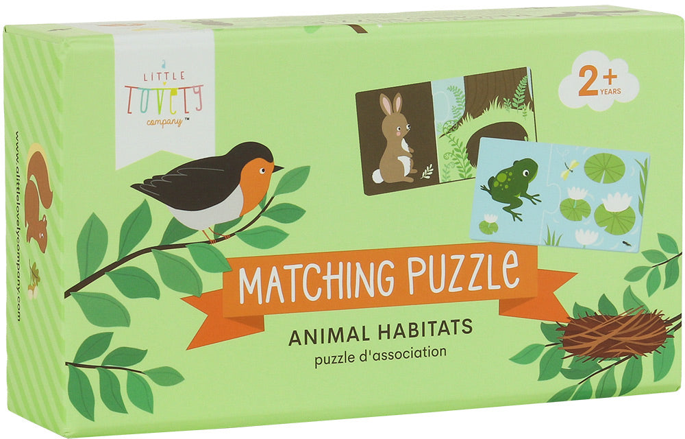 Allc Puzzle Tierlebensräume – Logikspiel, ab 2 Jahren