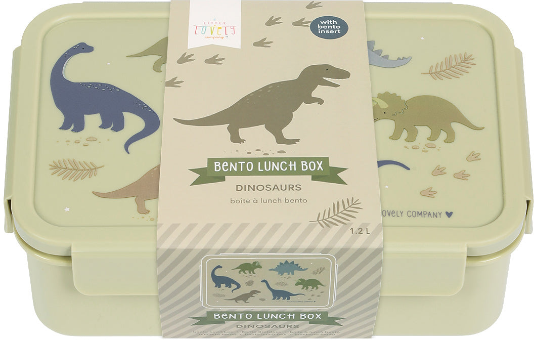 Allc Lunchbox 1,2 l, 15 × 22 × 8 cm, Dinosauriermotiv