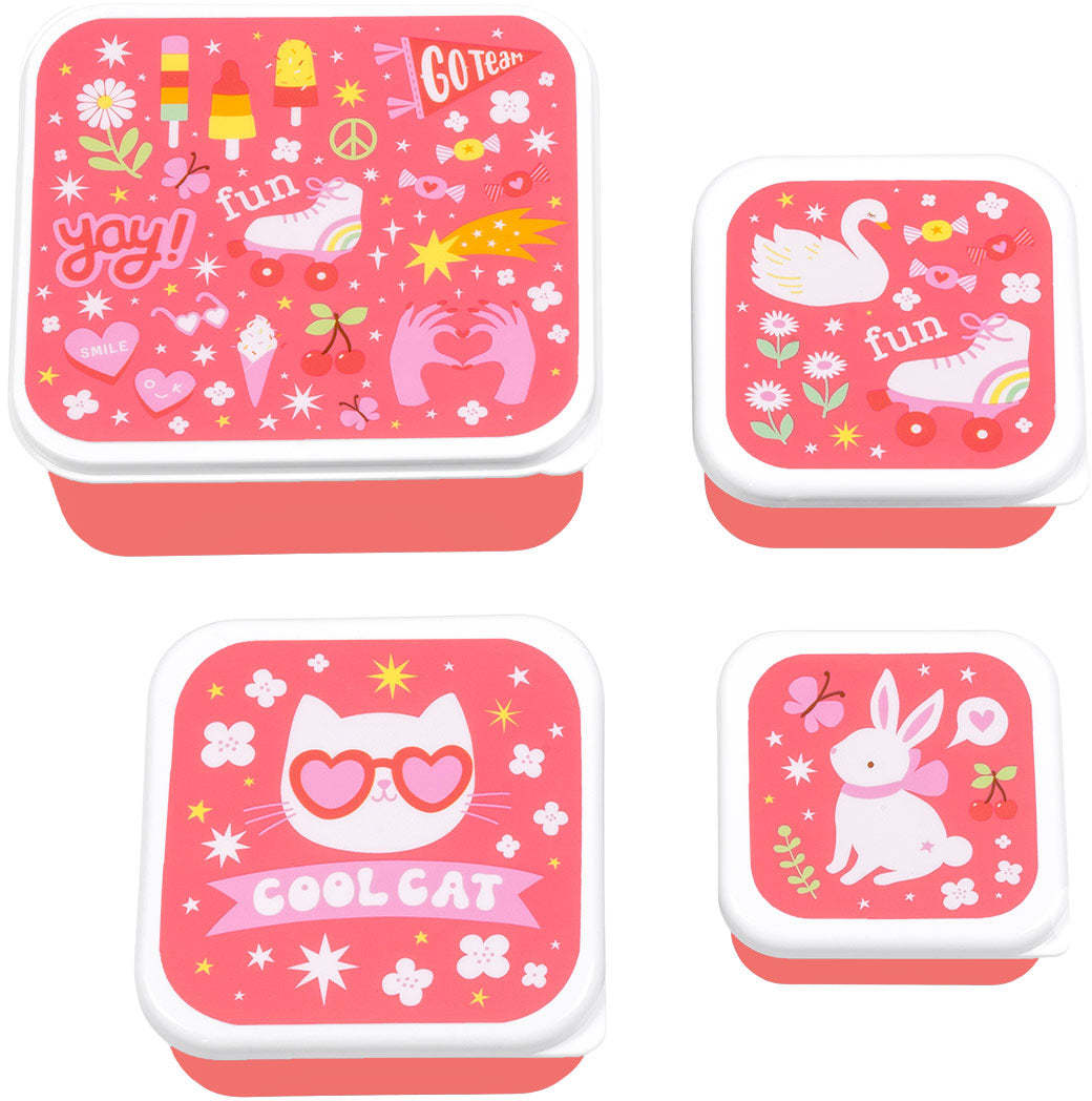 Allc Lunchbox-Set 4-teilig, 14 × 15 × 7 cm